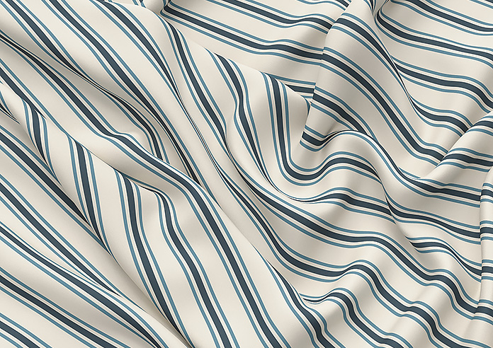 The British Stripe Co. Mary, Polzeath No.2 - Twist&Fit Roman Blind - Image 4